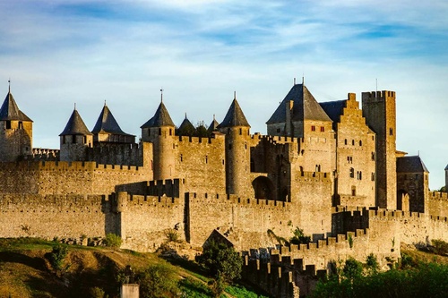 Vliesová fototapeta Pevnost Carcassonne 375 x 250 cm