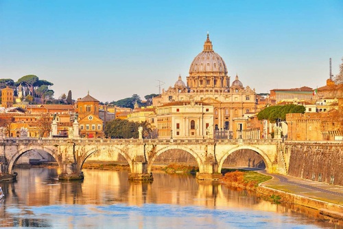 Vliesová fototapeta Pohled na Řím 375 x 250 cm