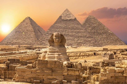 Vliesová fototapeta Pyramidy v Gíze 375 x 250 cm