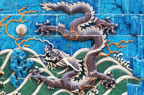 Vliesová fototapeta Dračí zeď z Beihai 375 x 250 cm