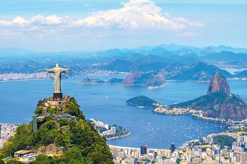 Vliesová fototapeta Pohled na Rio de Janeiro 375 x 250 cm