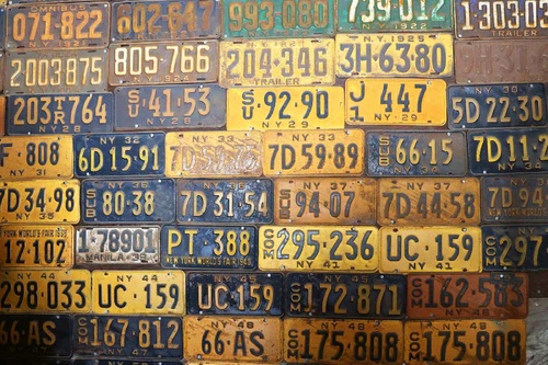 Vliesová fototapeta Staré NY poznávací značky 375 x 250 cm