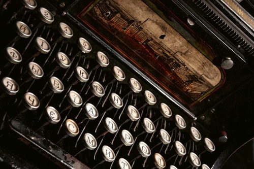 Vliesová fototapeta Starý psací stroj 375 x 250 cm