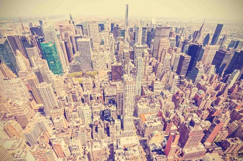 Vliesová fototapeta Pohled na Manhattan 375 x 250 cm