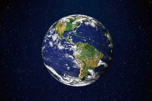 Vliesová fototapeta Země ve vesmíru 375 x 250 cm