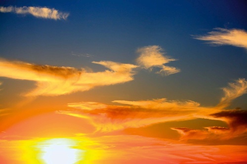 Vliesová fototapeta Romantický západ slunce 375 x 250 cm