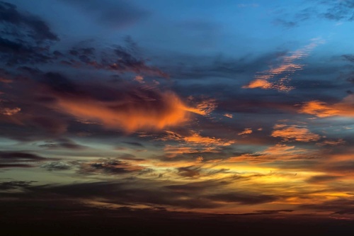 Vliesová fototapeta Západ slunce s červánky 375 x 250 cm
