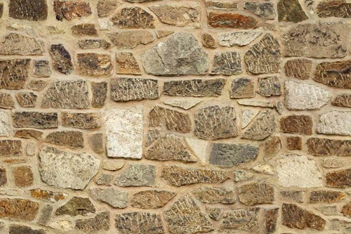 Vliesová fototapeta Hnědá kamenná zeď 375 x 250 cm