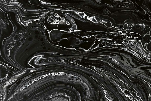 Vliesová fototapeta Abstraktní textura černého mramoru 375 x 250 cm