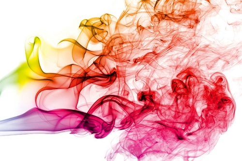 Vliesová fototapeta Abstraktní barevný kouř 375 x 250 cm