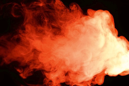 Vliesová fototapeta Červený kouř 375 x 250 cm