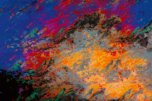 Vliesová fototapeta Abstraktní barevný vzor 375 x 250 cm