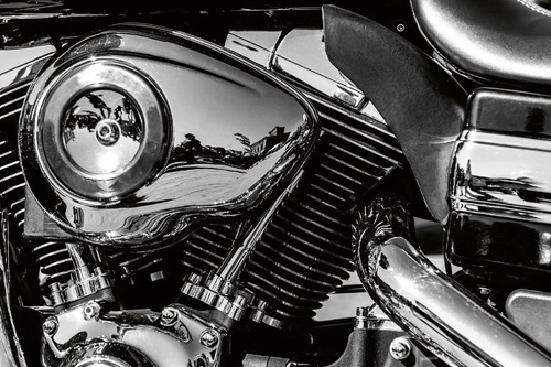 Vliesová fototapeta Motor motocyklu 375 x 250 cm