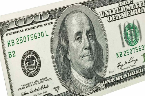 Vliesová fototapeta Benjamin Franklin na bankovce 375 x 250 cm