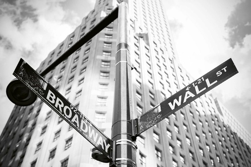 Vliesová fototapeta Wall Street a Brodway 375 x 250 cm