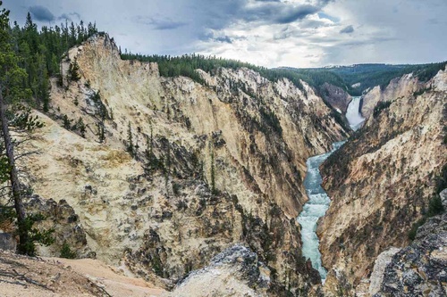 Vliesová fototapeta Yellowstone a Grand Canyon 375 x 250 cm