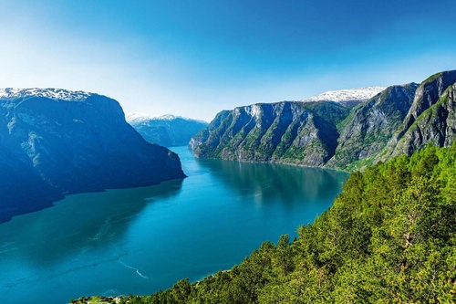 Vliesová fototapeta Sognefjord v létě 375 x 250 cm