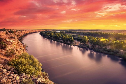 Vliesová fototapeta Řeka Murray, Austrálie 375 x 250 cm