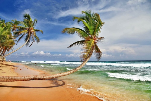 Vliesová fototapeta Krásná rozlehlá pláž 375 x 250 cm