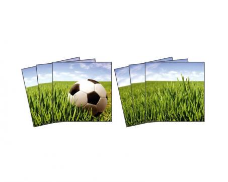 TI 015 Dekorace - samolepky na kachličky - Fotbal 15 x 15 cm