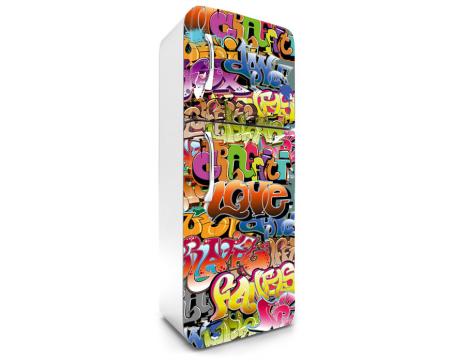 FR-180-015 Samolepicí fototapety na lednici - Graffiti 65 x 180 cm