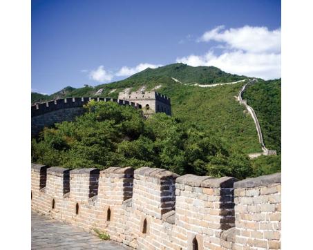 L-123 Vliesové fototapety na zeď Velká čínská zeď - 220 x 220 cm