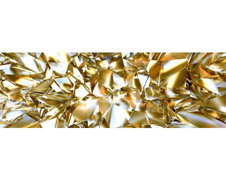 M-518 Vliesové fototapety na zeď Zlatý krystal - 330 x 110 cm