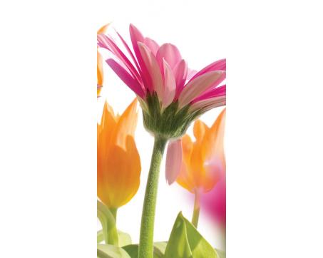 S-160 Vliesové fototapety na zeď Jarní květiny - 110 x 220 cm