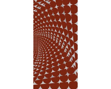 S-426 Vliesové fototapety na zeď Červený 3D abstrakt - 110 x 220 cm