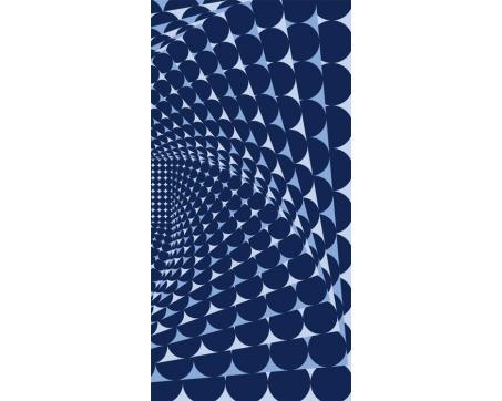 S-427 Vliesové fototapety na zeď Modrý 3D abstrakt - 110 x 220 cm