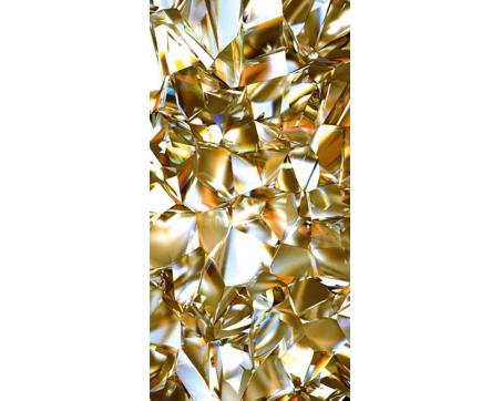 S-563 Vliesové fototapety na zeď Zlaté krystaly - 110 x 220 cm