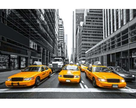 XL-508 Vliesové fototapety na zeď Žluté taxi - 330 x 220 cm