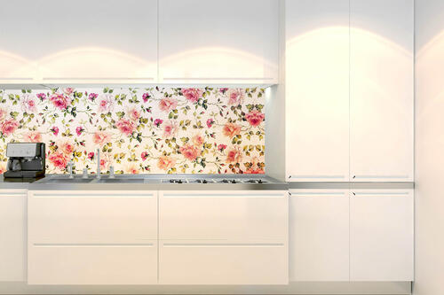 Fototapeta do kuchyně - Růžičky 180 x 60 cm