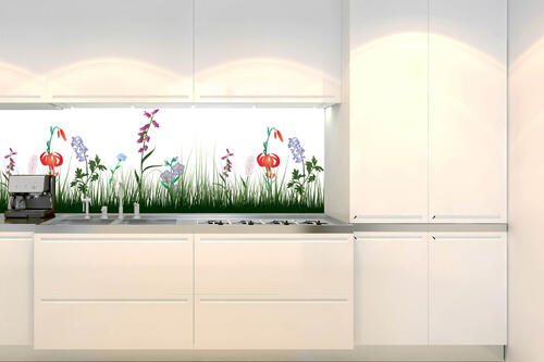 Fototapeta do kuchyně - Luční design 180 x 60 cm