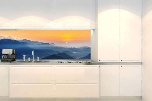 Fototapeta do kuchyně - Východ slunce v Himálajích 180 x 60 cm