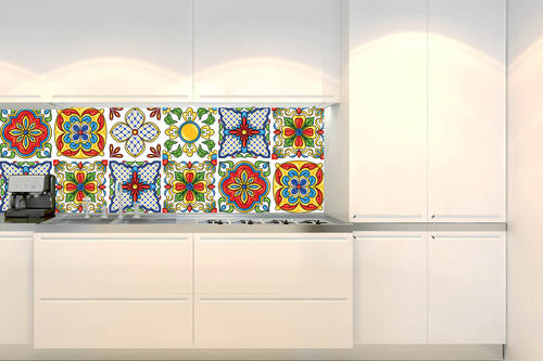 Fototapeta do kuchyně - Mexické keramické kachličky 180 x 60 cm
