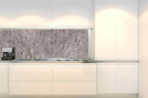 Fototapeta do kuchyně - Rustikální tmavý štuk 180 x 60 cm