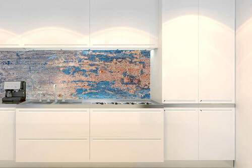 Fototapeta do kuchyně - Starý natřený plech 180 x 60 cm