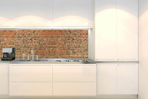 Fototapeta do kuchyně - Zeď z červených cihel 180 x 60 cm