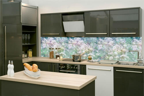 Fototapeta do kuchyně - Rozkvetlá louka 260 x 60 cm