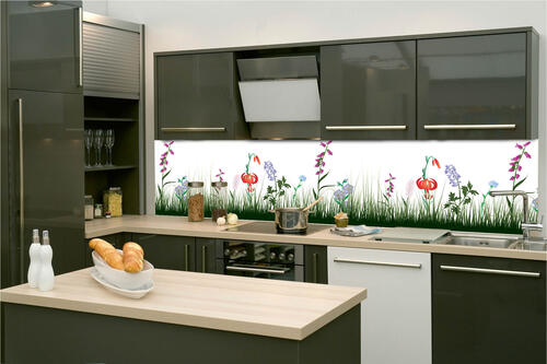Fototapeta do kuchyně - Luční design 260 x 60 cm