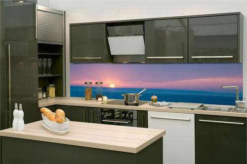 Fototapeta do kuchyně - Slunce nad horizontem 260 x 60 cm