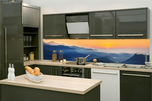 Fototapeta do kuchyně - Východ slunce v Himálajích 260 x 60 cm