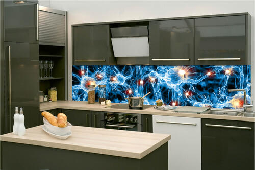 Fototapeta do kuchyně - Nervové synapse 260 x 60 cm