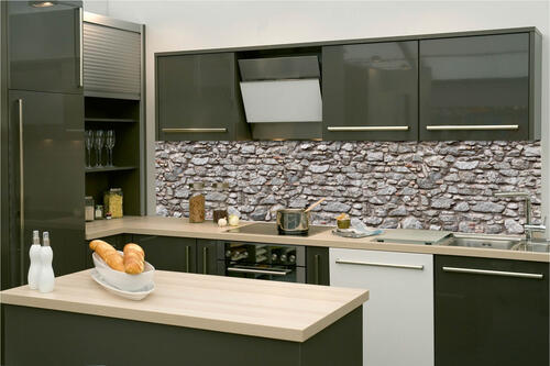 Fototapeta do kuchyně - Stará kamenná zeď 260 x 60 cm
