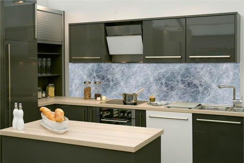 Fototapeta do kuchyně - Šedé mramorové pozadí 260 x 60 cm