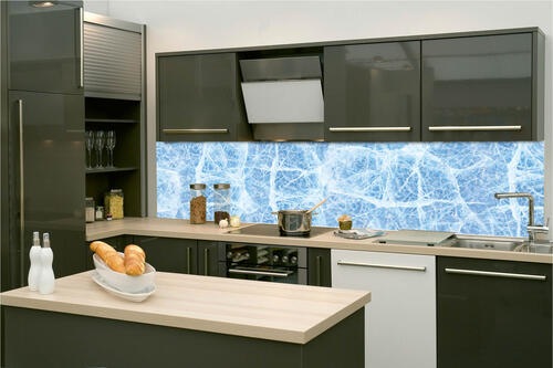 Fototapeta do kuchyně - Povrch ledu 260 x 60 cm