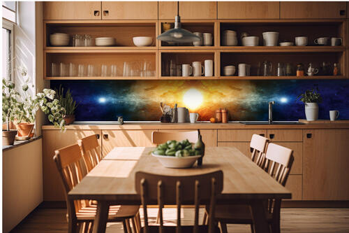 Fototapeta do kuchyně - Záhadný vesmír 420 x 60 cm