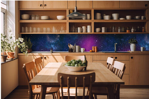 Fototapeta do kuchyně - Hvězdokupa 420 x 60 cm