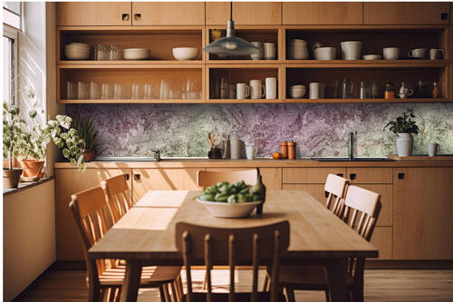 Fototapeta do kuchyně - Textura staré betonové zdi 420 x 60 cm